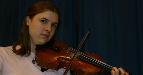 Megan and fiddle
