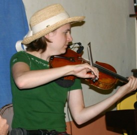 Megan and fiddle