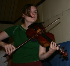 Megan and fiddle